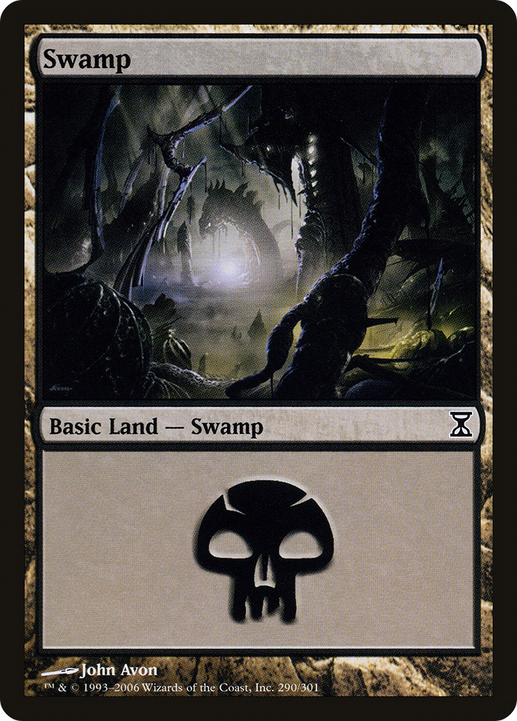 Swamp (290) [Time Spiral] Foil