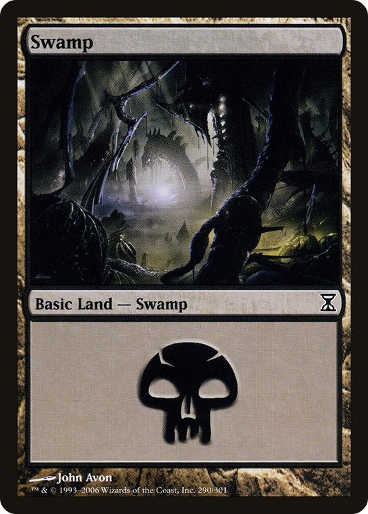 Swamp (290) [Time Spiral] Foil