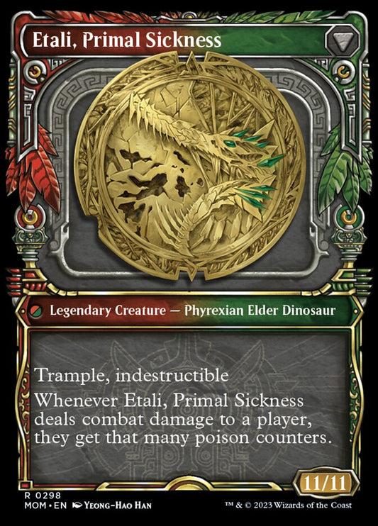Etali, Primal Conqueror // Etali, Primal Sickness (Showcase Planar Booster Fun) [March of the Machine] Foil