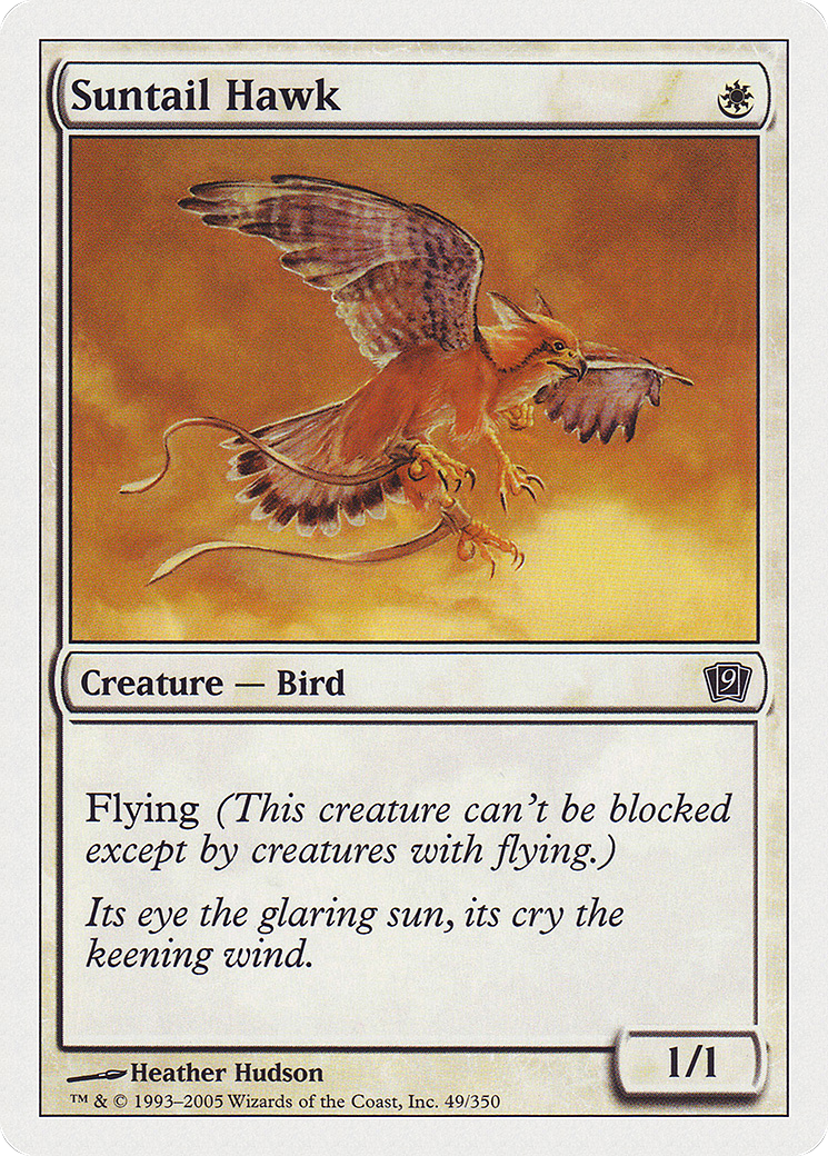 Suntail Hawk (049) Foil - Ninth Edition