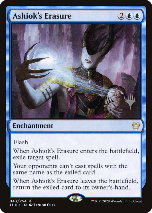 Ashiok's Erasure (Promo Pack) [Theros Beyond Death Promos] Foil
