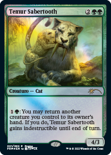 Temur Sabertooth [Year of the Tiger 2022] | Silver Goblin