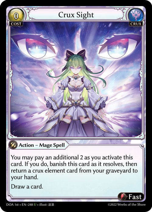 Crux Sight (248) [Dawn of Ashes: 1st Edition] Foil