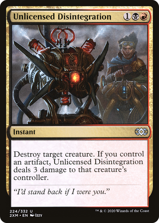 Unlicensed Disintegration [Double Masters] Foil