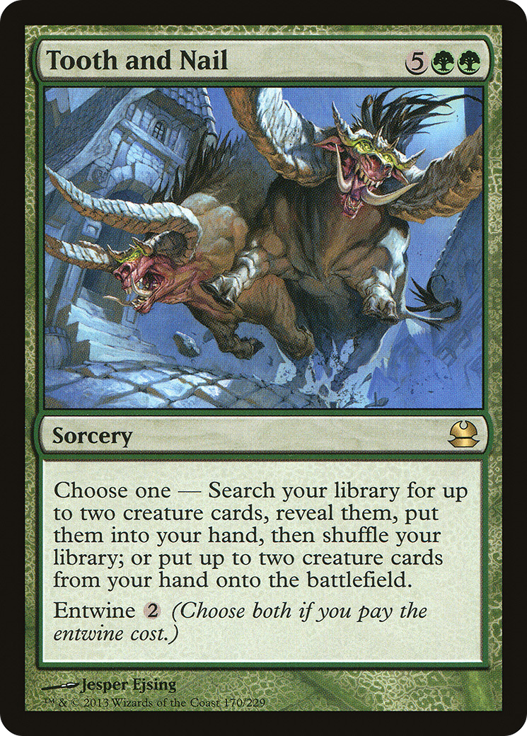 Tooth and Nail (170) Foil - Modern Masters