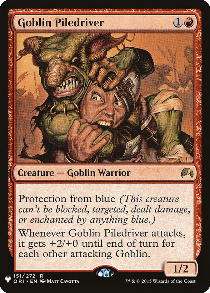 Goblin Piledriver [Mystery Booster] | Silver Goblin