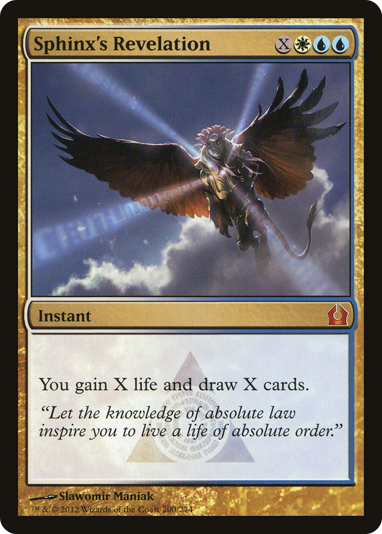 Sphinx's Revelation [Return to Ravnica] Foil