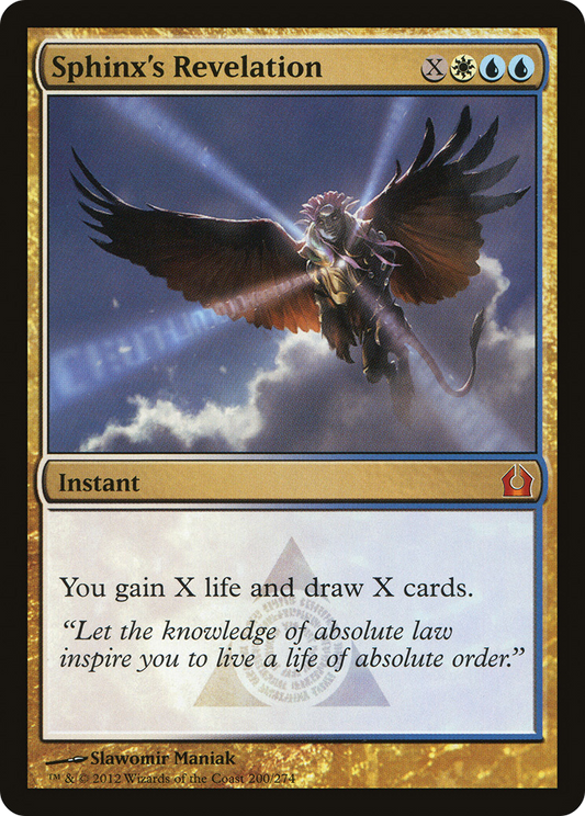 Sphinx's Revelation [Return to Ravnica] Foil