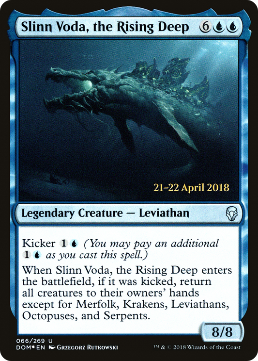 Slinn Voda, the Rising Deep [Dominaria Prerelease Promos]
