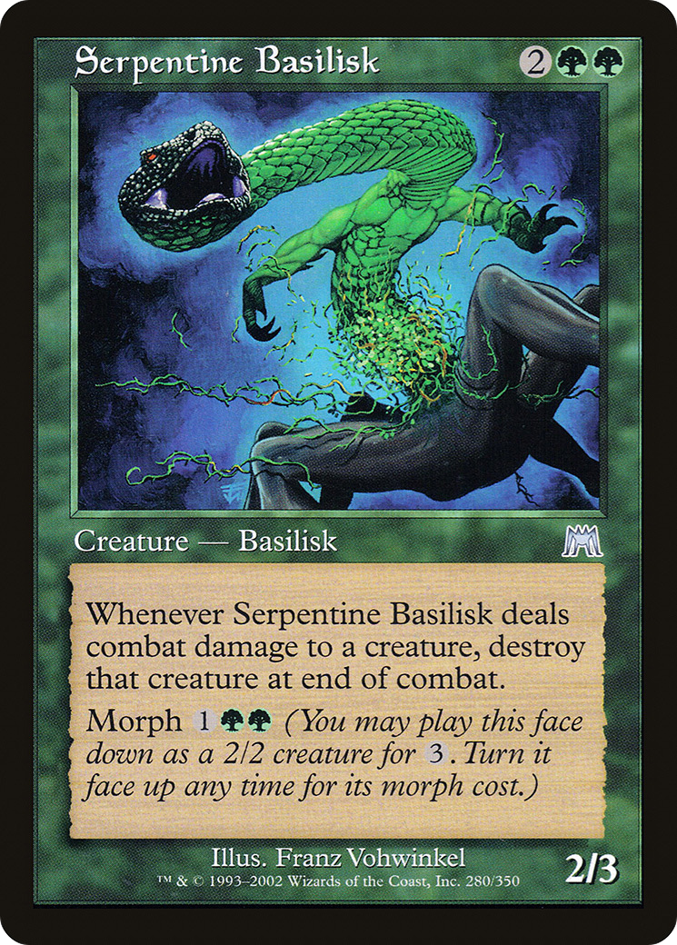 Serpentine Basilisk [Onslaught] | Silver Goblin