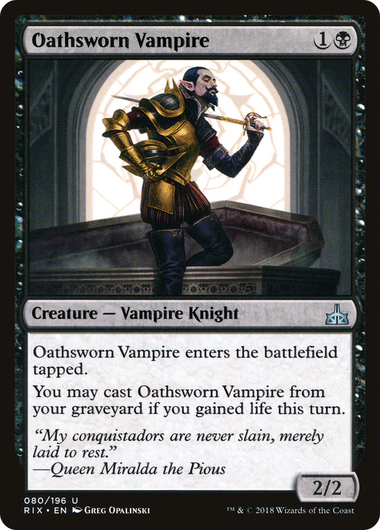 Oathsworn Vampire [Rivals of Ixalan] Foil