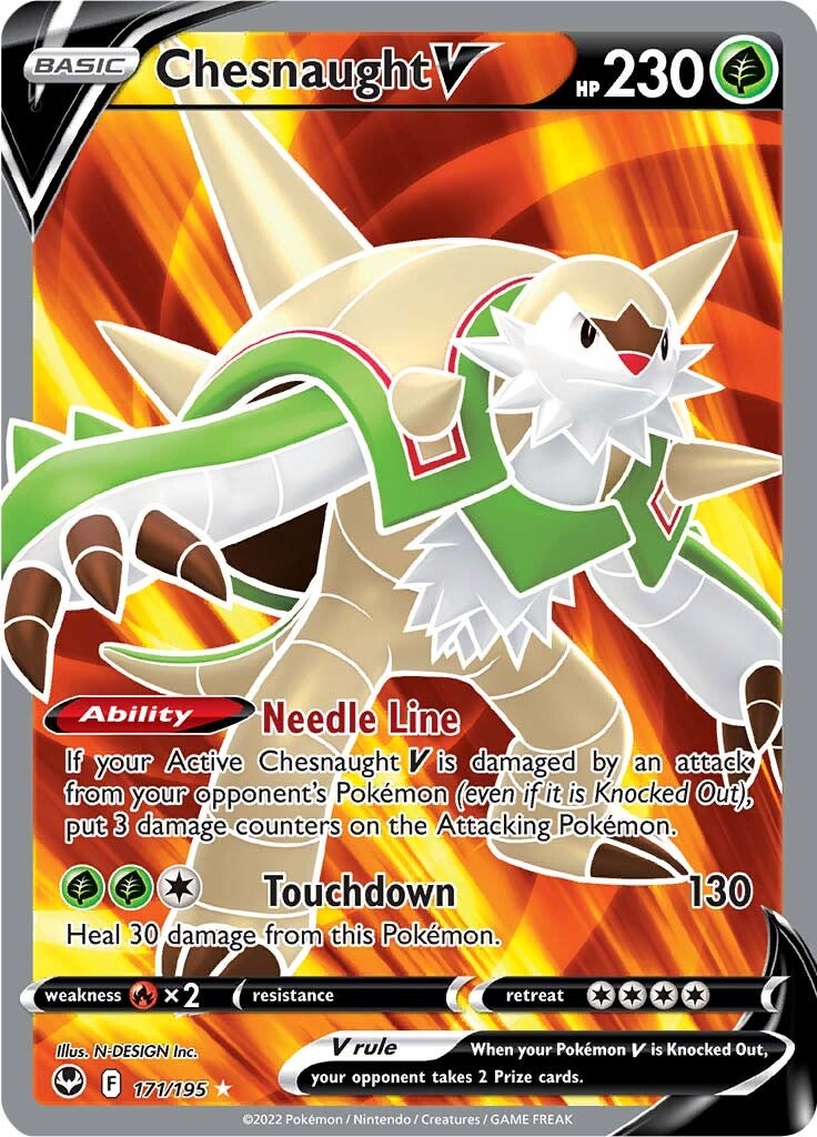 Chesnaught V (171/195) [Sword & Shield: Silver Tempest] | Silver Goblin