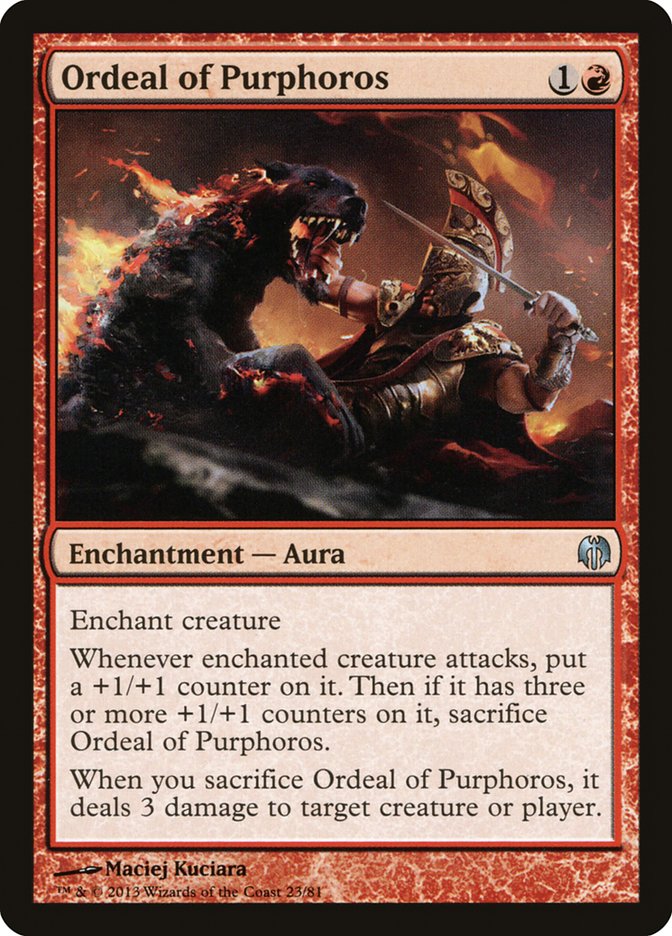Ordeal of Purphoros [Duel Decks: Heroes vs. Monsters] | Silver Goblin