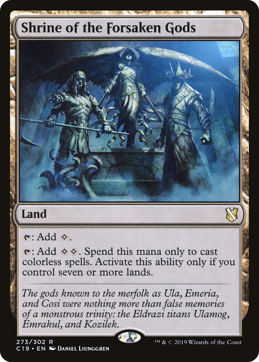 Shrine of the Forsaken Gods [Commander 2019]