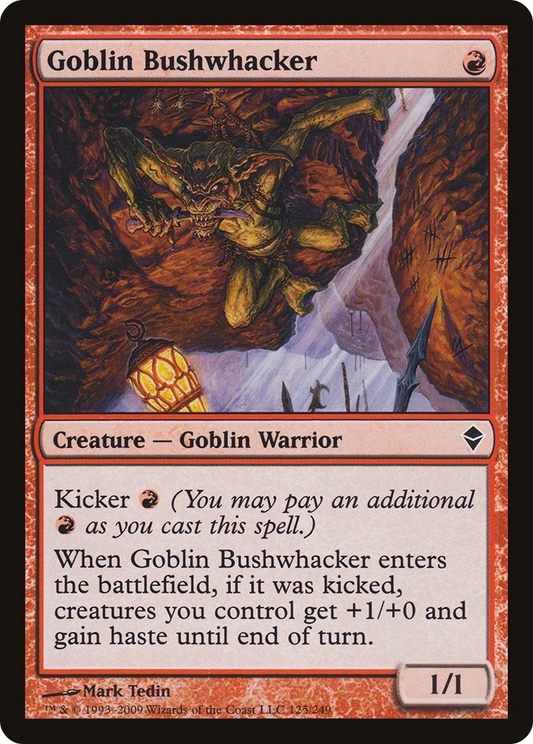 Goblin Bushwhacker [Zendikar]