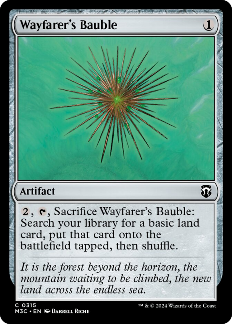 Wayfarer's Bauble (Ripple Foil) [Modern Horizons 3 Commander] | Silver Goblin