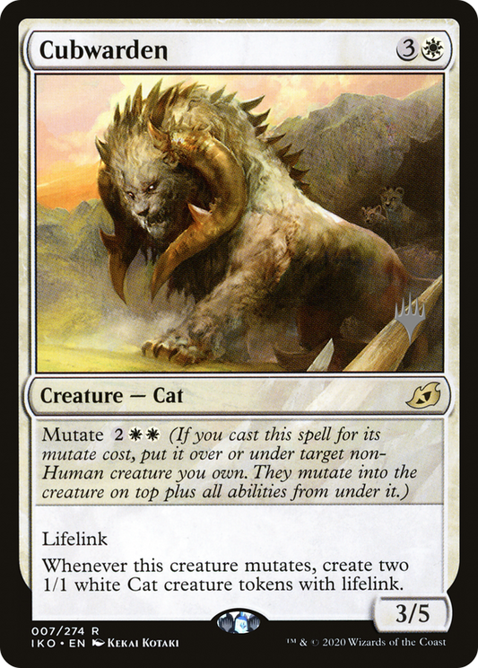 Cubwarden (Promo Pack) [Ikoria: Lair of Behemoths Promos] Foil