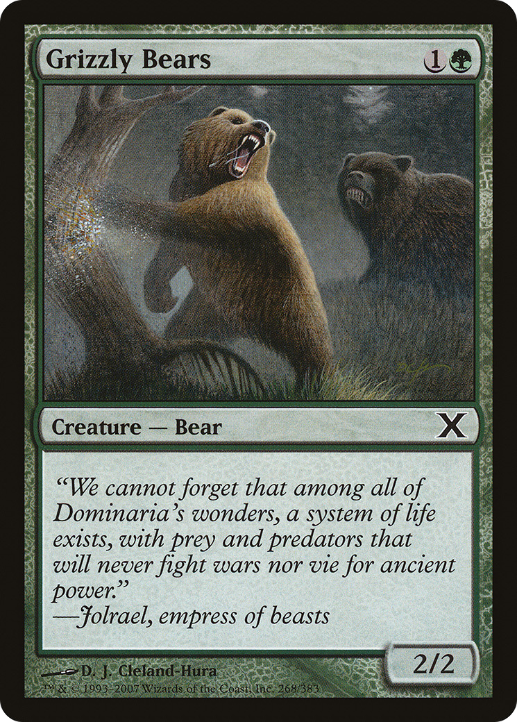 Grizzly Bears (268) - Tenth Edition