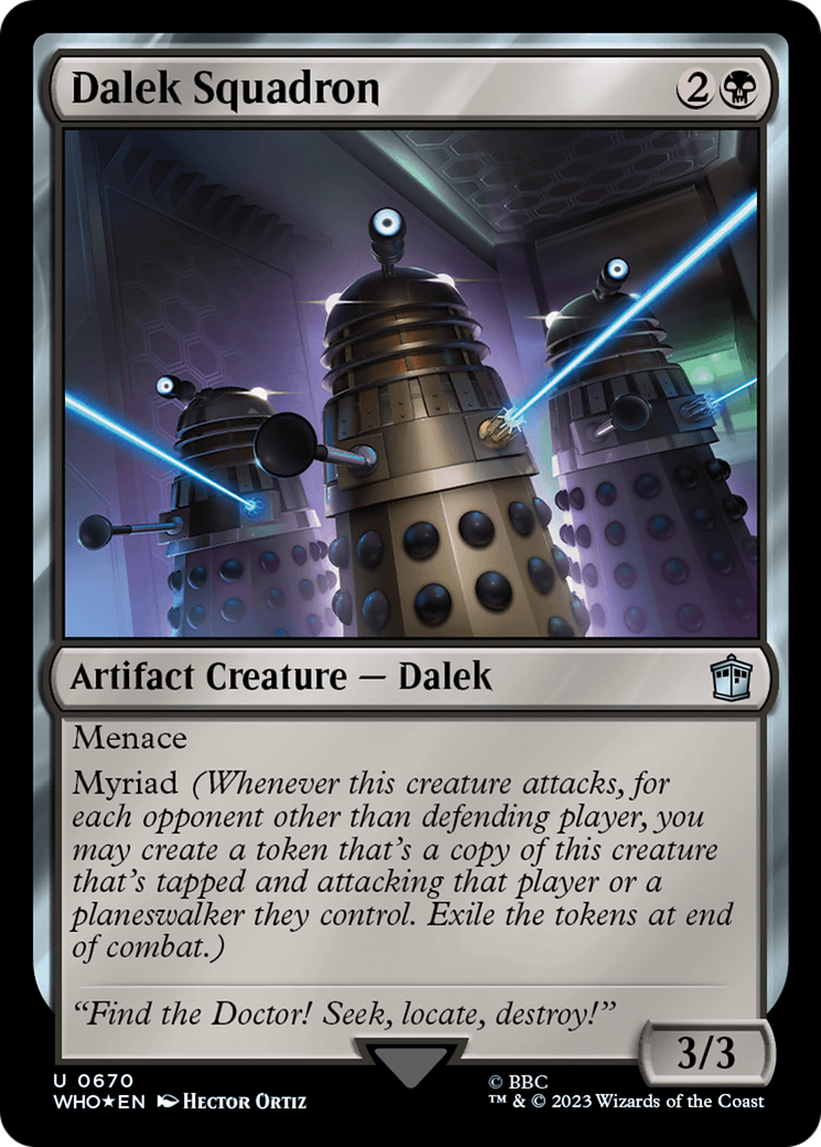 Dalek Squadron (Surge Foil) [Doctor Who] | Silver Goblin