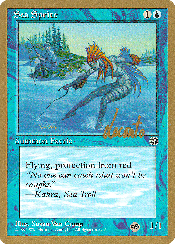 Sea Sprite (Michael Loconto) (SB) [Pro Tour Collector Set] | Silver Goblin