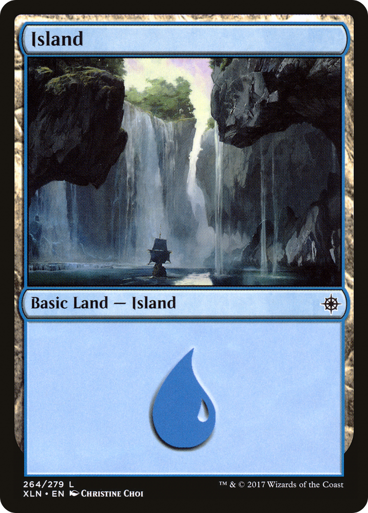 Island (264) [Ixalan] Foil