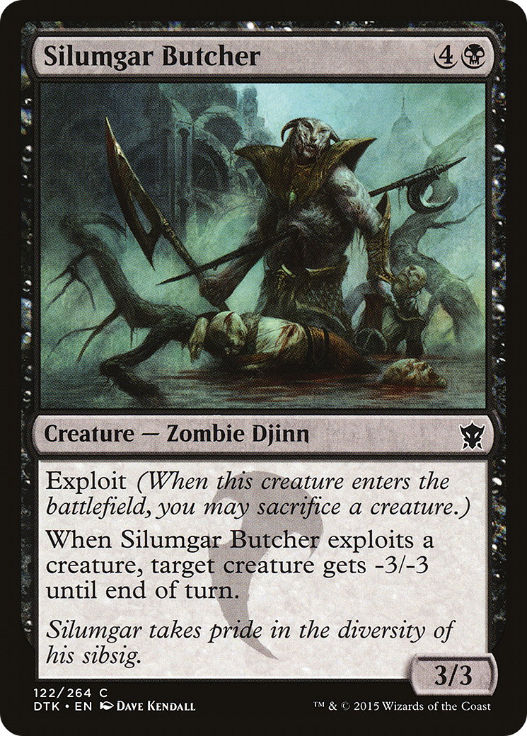 Silumgar Butcher [Dragons of Tarkir] Foil