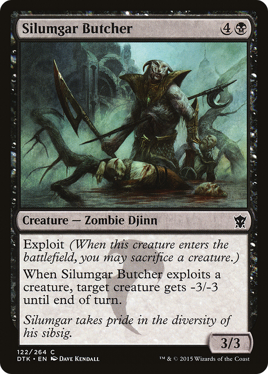 Silumgar Butcher [Dragons of Tarkir] Foil