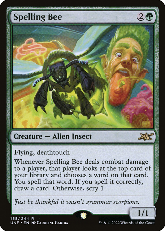 Spelling Bee [Unfinity] Foil