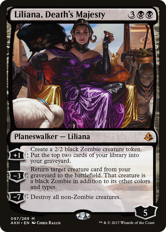 Liliana, Death's Majesty [Amonkhet] Foil