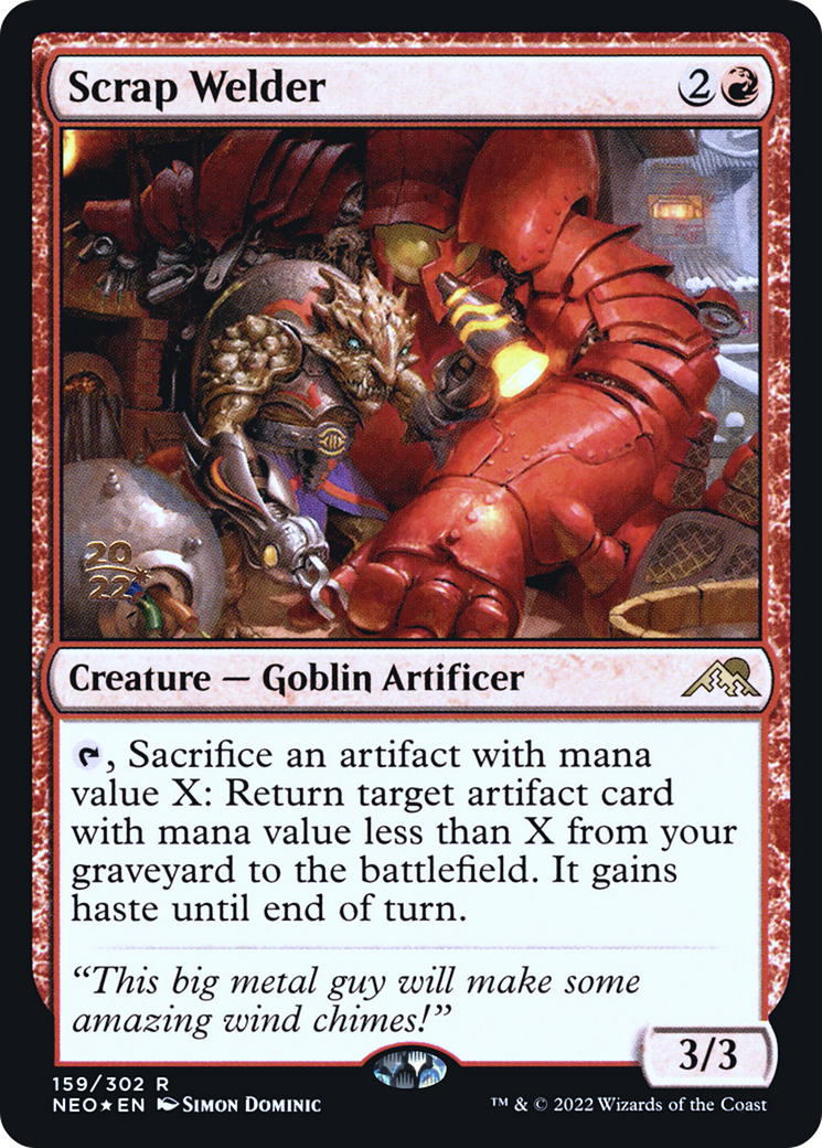 Scrap Welder (159) Foil - Kamigawa: Neon Dynasty Promos