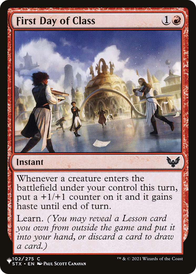 First Day of Class [The List Reprints] | Silver Goblin