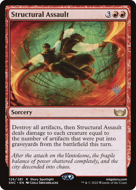Structural Assault (Promo Pack) [Streets of New Capenna Promos] Foil