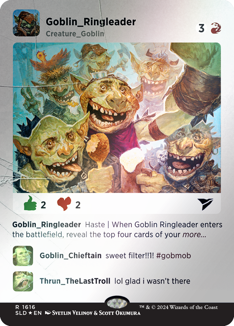 Goblin Ringleader (Rainbow Foil) [Secret Lair Drop Series] | Silver Goblin