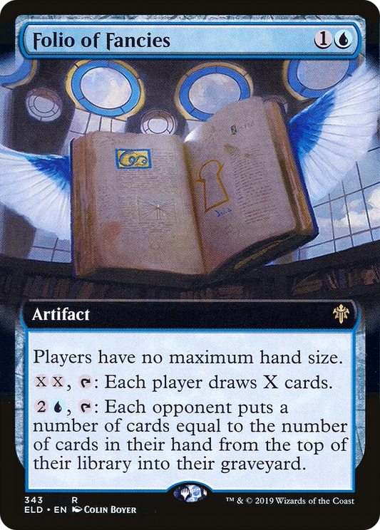 Folio of Fancies (Extended Art) [Throne of Eldraine] Foil