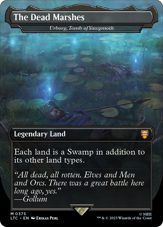 The Dead Marshes - Urborg, Tomb of Yawgmoth [The Lord of the Rings: Tales of Middle-Earth Commander] Foil
