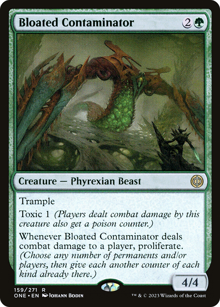 Bloated Contaminator [Phyrexia: All Will Be One] Foil