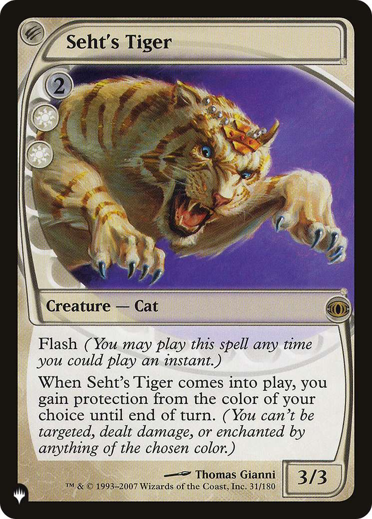 Seht's Tiger [The List] | Silver Goblin