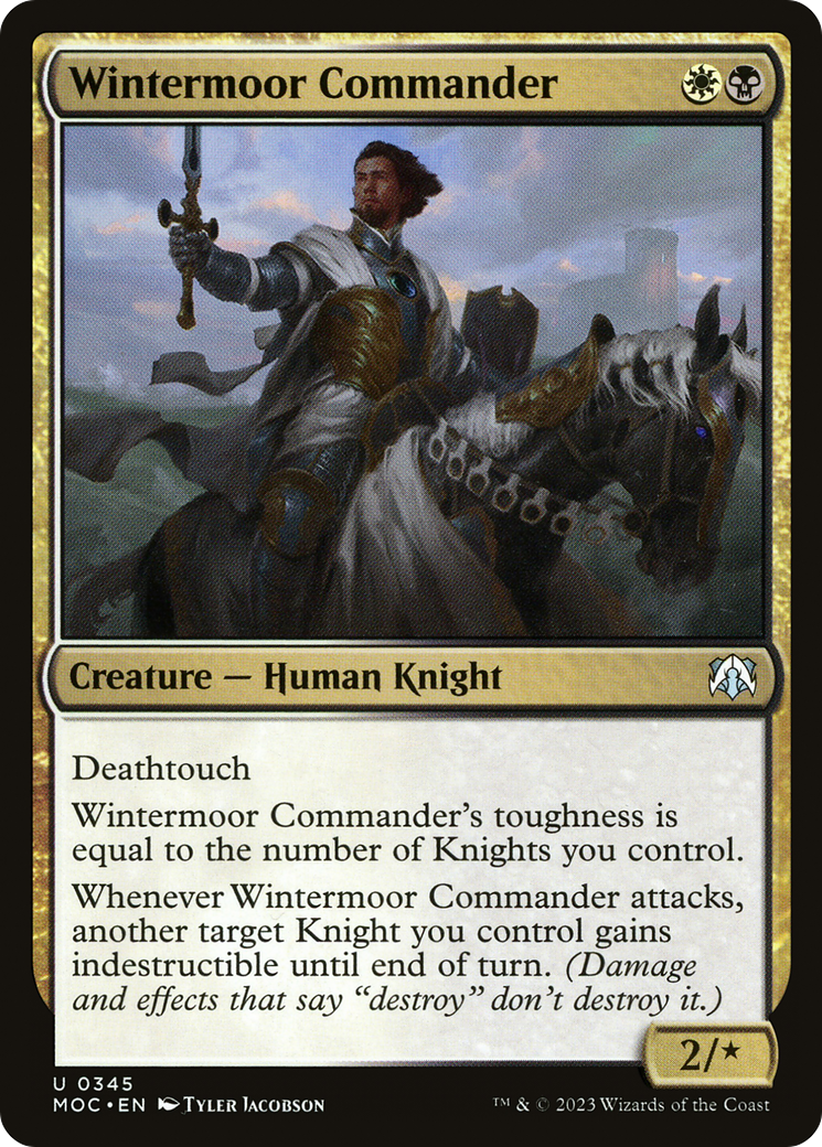 Wintermoor Commander [March of the Machine Commander] | Silver Goblin