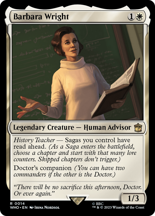 Barbara Wright [Doctor Who] Foil