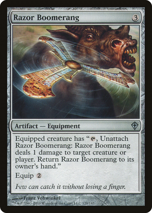 Razor Boomerang [Worldwake] Foil
