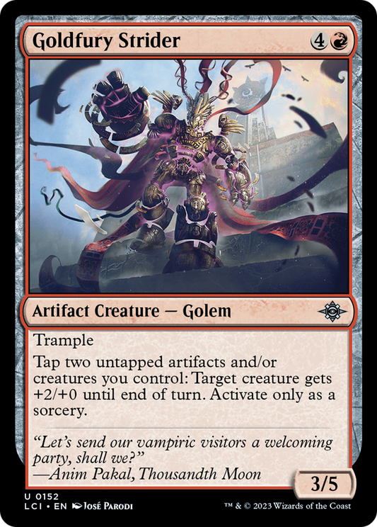 Goldfury Strider [The Lost Caverns of Ixalan] Foil