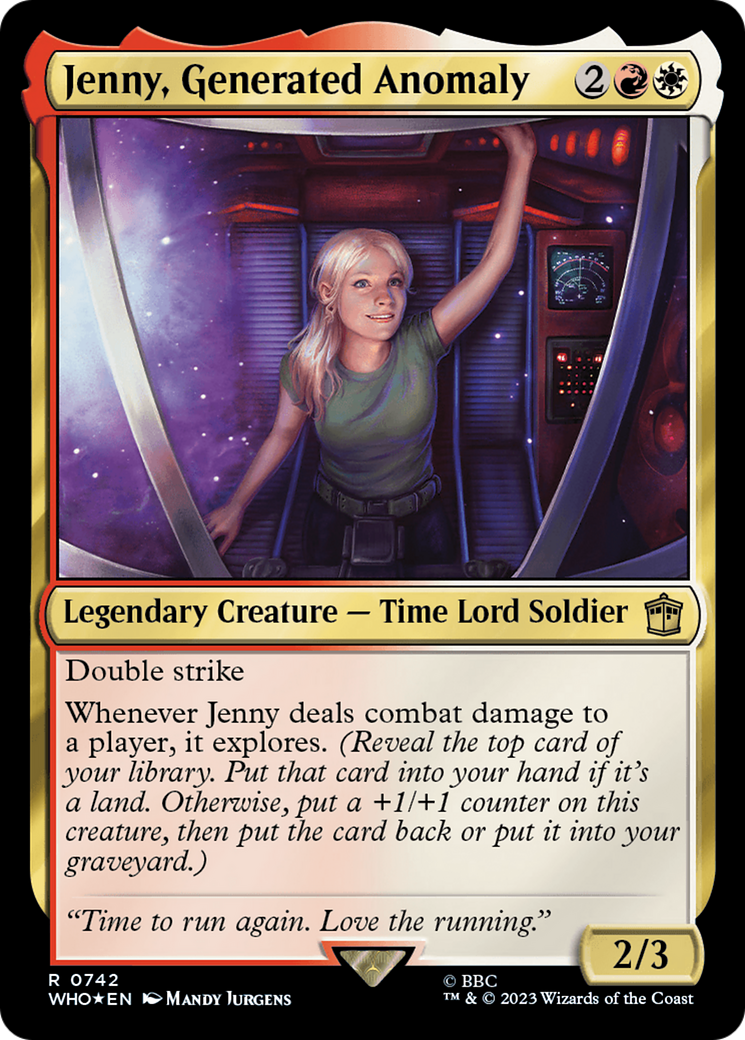 Jenny, Generated Anomaly (742) Foil - Doctor Who