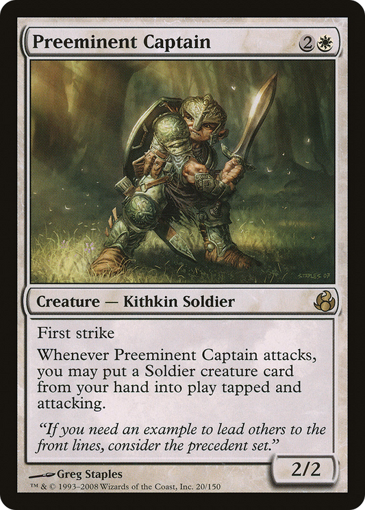 Preeminent Captain [Morningtide] Foil