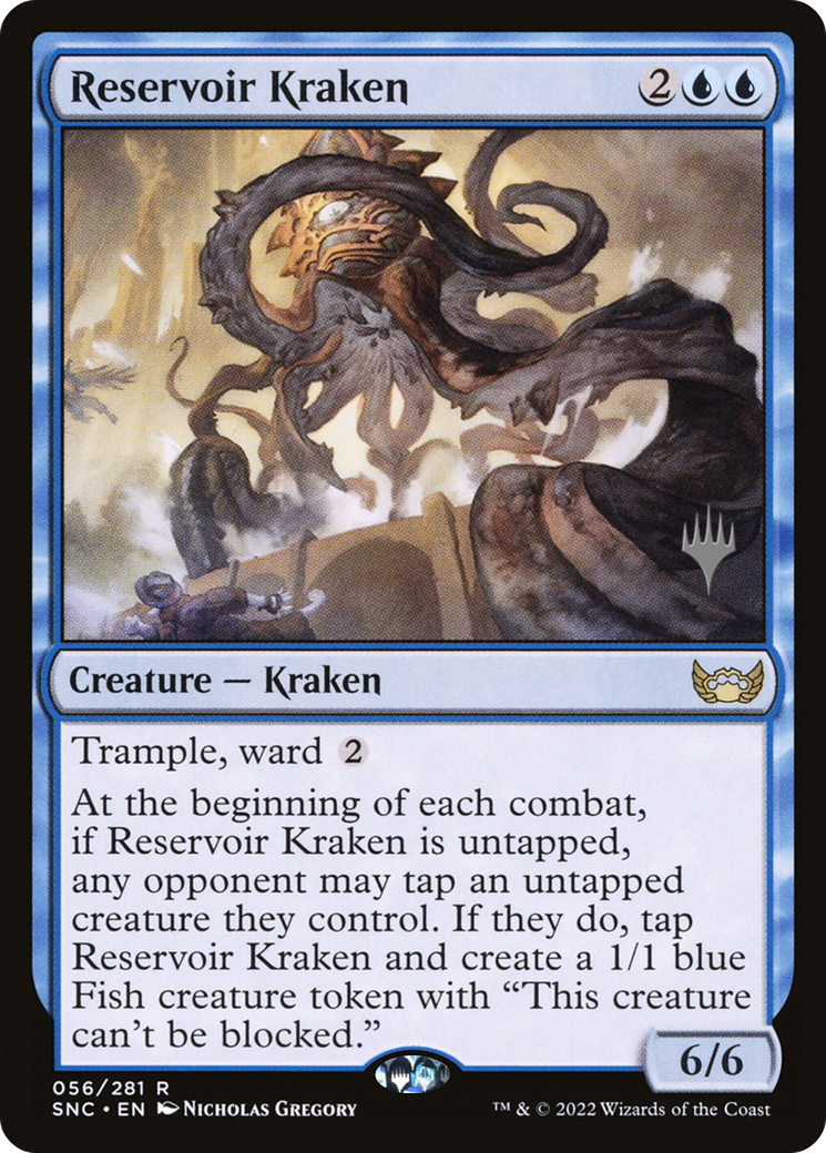 Reservoir Kraken (Promo Pack) [Streets of New Capenna Promos] | Silver Goblin