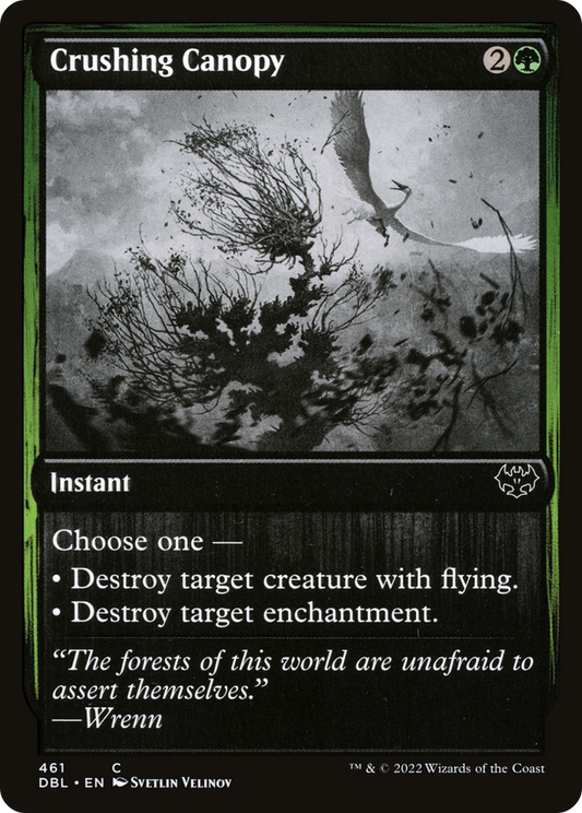 Crushing Canopy [Innistrad: Double Feature] Foil