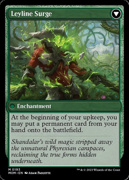 Invasion of Shandalar // Leyline Surge [March of the Machine] Foil