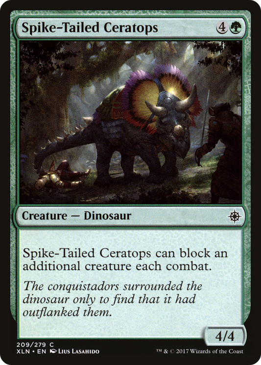 Spike-Tailed Ceratops [Ixalan] Foil