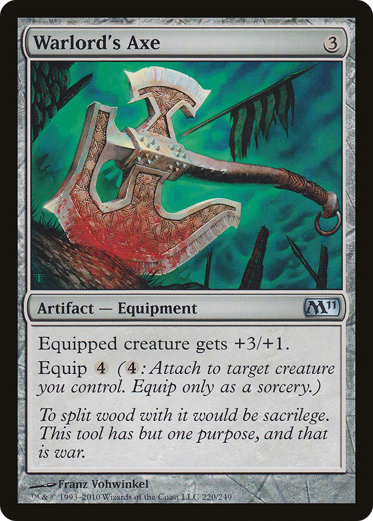 Warlord's Axe [Magic 2011] Foil