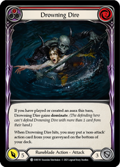 Drowning Dire (Red) [EVR110] (Everfest)  1st Edition Rainbow Foil | Silver Goblin