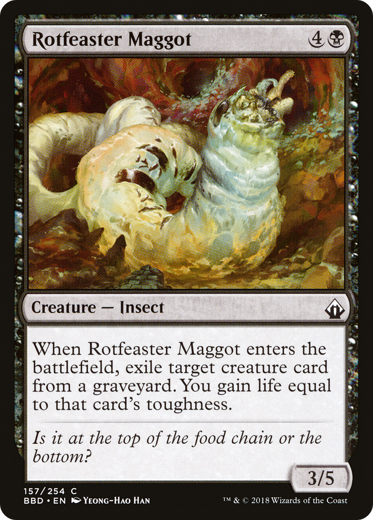 Rotfeaster Maggot [Battlebond] Foil